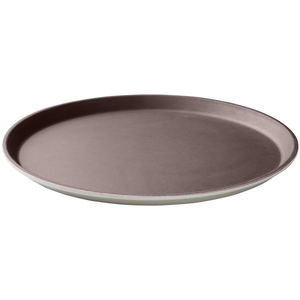 Plateau de service martelé en métal avec forme ronde pour plateaux de service de table pour aliments et boissons à la maison et à l'hôtel - Product Image 2