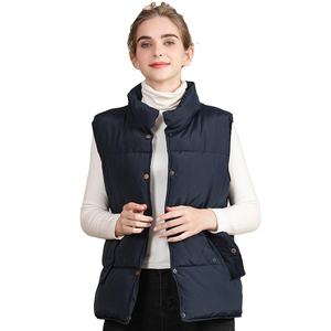 Gilet bouffant coupe-vent 100% en nylon pour hommes, gilet chaud pour l'hiver, respirant et durable, écologique, de meilleure qualité, vente en gros - Product Image 2