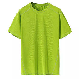100% coton, T-shirt pour hommes, coupe ample, imprimé Vêtements pour hommes High Street Style Fashion Solid Color Men's T Shirts New Design - Product Image 2