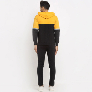 Survêtement à capuche multi-panneaux en tissu décontracté, coupe décontractée, multicolore, épaules tombantes, idéal pour les entraînements de base - Product Image 2