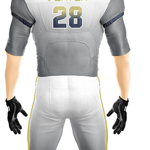 Nom de l'équipe numéro ensemble d'uniformes d'entraînement sportif hauts de football américain maillot de football américain - Product Image 6