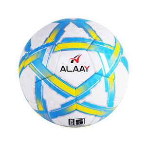 Alaay Official Match Thermal Bonded Custom Soccer Balls Size 5 Professional Nylon Wound Indoor Competition <b>Football</b> - Product Image 1
