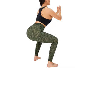 Mallas de cintura alta para mujer, pantalones de Yoga para gimnasio sin costuras, ropa deportiva con Control de barriga, OEM, proveedor mayorista, vestido deportivo subido - Product Image 4