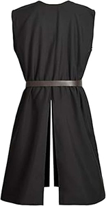 Tunique de Chevalier Hospitalier Noire Médiévale, Surchemise de Chevalier Templier, Taille M - Product Image 5