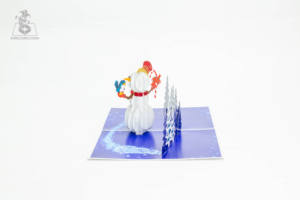 X Mas <b>Handmade</b> Luxury 3D Pop <b>Christmas</b> Gift <b>Card</b> Artificial Paper Handicraft Souvenir Merry <b>Christmas</b> - Product Image 2