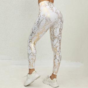 Pantalones Deportivos de Cintura Alta con Estampado de Piel de Serpiente, Transpirables, de Secado Rápido, Compresión, Flexibles, Sin Costuras, para Yoga - Product Image 3