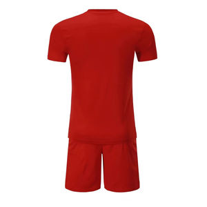 Maillot de football pour homme adulte de haute qualité, maillot de football personnalisé avec numéro, vêtements de football respirants, séchage rapide, 100% polyester, col en V - Product Image 4