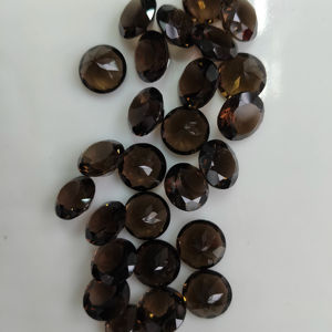 ควอตซ์สโมคกี้ธรรมชาติ 12 มม. ทรงกลมเจียระไนแบบบริลเลียนท์ คุณภาพดีที่สุด พลอยเม็ดเดี่ยวสำหรับทำเครื่องประดับ - Product Image 3