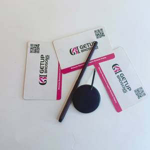 Pince à cils GETUP BROSONS en acier inoxydable, outil de précision, couleur prune, forme circulaire, emballage personnalisé avec logo - Product Image 3