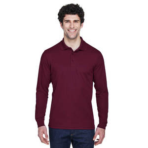 Sport Wear Men <b>Long</b> <b>Sleeve</b> <b>Golf</b> <b>Shirts</b> Wholesale Men Maroon Custom Full <b>Sleeve</b> <b>Golf</b> <b>Shirt</b> - Product Image 1