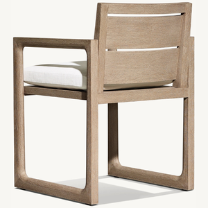 Chaises individuelles pour s'asseoir sur la terrasse ou dans les restaurants en plein air, au style moderne, durables et anti-pourriture - Product Image 5