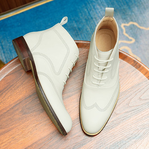 Chaussures de ville en cuir de porc de haute qualité avec revêtement imperméable et semelle intérieure souple pour hommes - Product Image 5