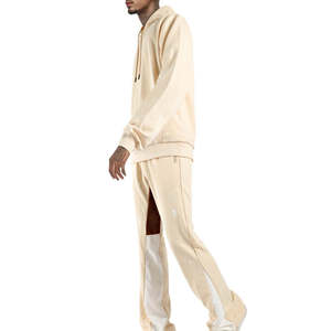 Nueva llegada de calidad superior Hombres Sudadera con capucha y pantalón Conjunto Streetwear Chándal Traje de dos piezas Chándales - Product Image 5