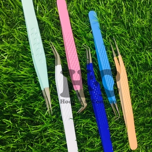 Pince à cils de qualité supérieure Logo pince à épiler en acier inoxydable solide pince à épiler durable nouvelles offres pince à cils vison - Product Image 5