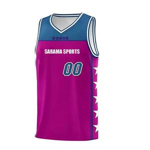 Conjuntos de Uniformes de Baloncesto Personalizados con Logotipo, Camisetas y Pantalones Cortos Unisex sin Mangas, Transpirables, de Secado Rápido, 100% Poliéster - Product Image 3
