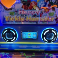 Happy Tickle Amster Machine de jeu à pièces pour enfants Intérieur Mystère Caractéristiques créatives Métal USB 1 an pour centres commerciaux