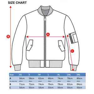 Blouson Bomber en Satin pour Homme Léger Respirant Col Montant Couleur Personnalisée Streetwear d'Hiver - Product Image 6