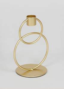 Bougeoir en laiton en forme de fleur antique avec un artisanat de haute qualité pour des intérieurs de maison intemporels et élégants - Product Image 2