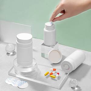 Film d'étanchéité auto-adhésif en PE plastique enduit d'aluminium, épaisseur de la tôle d'acier de 1,5 mm, PET pour bouteilles pharmaceutiques, impression sérigraphique - Product Image 3