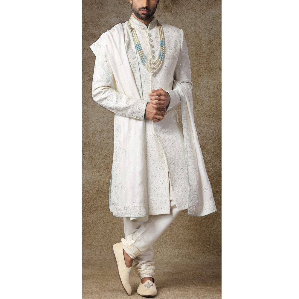 2023 Nieuwste Stijl Bruiloft Sherwani Voor Mannen Premium Hoge Kwaliteit Designer Mannen Bruiloft Sherwani Voor Bruidegom