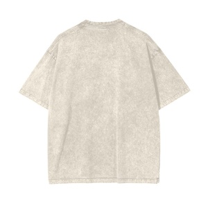 เสื้อยืดลายกรดซักสำหรับผู้ชายผ้าฝ้าย100% รุ่นท็อปออกแบบโลโก้ได้ตามต้องการ - Product Image 4
