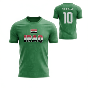 Set Maglia da Calcio dell'Iraq Personalizzabile con Nome e Numero 2026 per Abbigliamento Tifosi Coppa del Mondo - Product Image 2