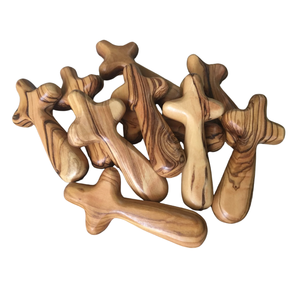 Cruz de oración de madera de olivo de tamaño personalizado al por mayor, cruz decorativa de madera de gran oferta para regalos promocionales y de negocios - Product Image 4