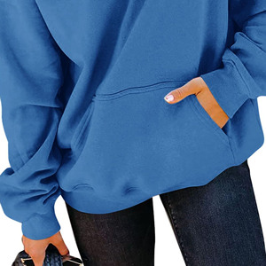 Femmes Color Block Patchwork Oversized Breathable Graphic Print Long Sleeve Loose Fit Pullover Casual Streetwear Top Sweatshirt - Product Image 2