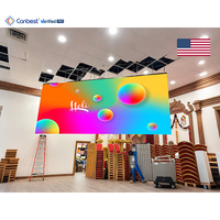 Canbest Fiw P1.5 1,53mm 5760x2400mm 18,89x7,87 Ft LED-Videowand-Bildschirm für die Hotellobby und den Bankettsaal in den USA