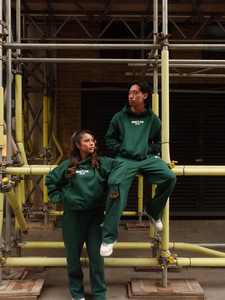 Conjunto Deportivo Informal de Otoño para Mujer, Sudadera con Capucha Lisa, Pantalones Deportivos Holgados, Chándal para Correr, Sudadera con Capucha, Chándal para Mujer - Product Image 5