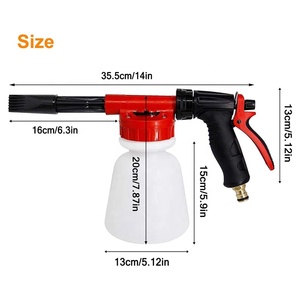Pistolet à mousse réglable pour voiture, pulvérisateur de shampooing, pour savon, <span class=keywords><strong>arrosage</strong></span> de la maison, gel d'<span class=keywords><strong>arrosage</strong></span>, Kit de buse - Product Image 5