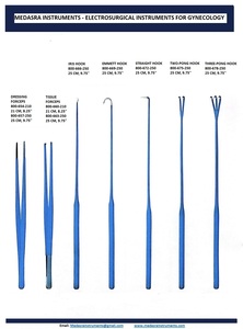 Ganchos ginecológicos de 2 puntas de alta frecuencia para cirugía láser, instrumentos de acero inoxidable con doble aislamiento, clase ginecológica - Product Image 5