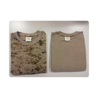 T-shirt de sécurité pour homme, camouflage, manches courtes, respirant, séchage rapide, polyester/coton, pour entraînement tactique, fabrication conforme ISO.