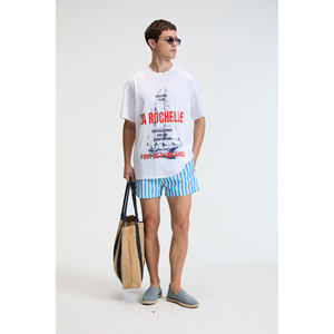GRIMELANGE CRUNCH เสื้อยืดคอกลมพิมพ์ลายผ้าฝ้าย 100% สำหรับผู้ชาย - Product Image 3