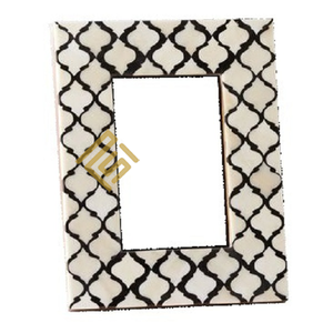 Article fabriqué à la main indien cadre photo conceptions personnalisées résine bois prix de gros corne os produit le plus vendu de haute qualité - Product Image 4