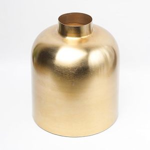 Florero de Metal de hierro de la mejor calidad con acabado dorado para el hogar, sala de estar, oficina, mesa, jarrones florales decorativos - Product Image 2