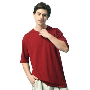 เสื้อยืดโอเวอร์ไซส์ทรงหลวมสำหรับผู้ชาย แขนสั้น คอกลม ดีไซน์ทันสมัย สวมใส่สบาย - Product Image 1