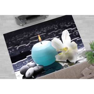 Alfombra Zen Stone Spa: Alfombra Moderna Antideslizante con Diseño Impreso y Pelo Suave - Product Image 3