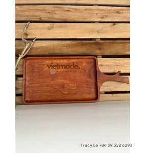 Plateau à pizza en bois naturel écologique de premier choix Hotselling Design unique basé sur la demande du client du Vietnam - Product Image 3