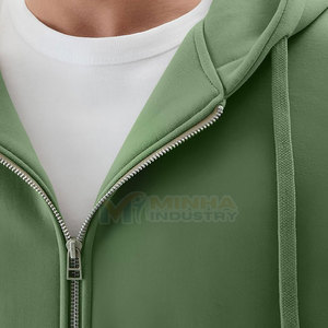 Sweat à capuche oversize avec fermeture éclair, confortable et décontracté, streetwear pour hommes et femmes, sweat à capuche oversize unisexe avec fermeture éclair - Product Image 6