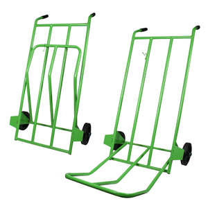 Porte-bagages robuste avec chariot à plateforme pliable et déplaceurs pour le transport de sacs - Product Image 1