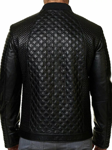 Hommes véritable cuir de vachette Premium cuir moto Biker noir haut noir haute qualité personnalisé brodé flambant neuf 2025 vestes - Product Image 3