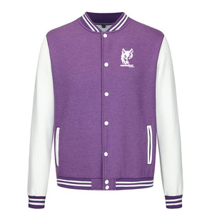 Premium confortable vente chaude hommes à capuche support avant hiver Letterman veste coupe-vent séchage rapide respirant prix raisonnable - Product Image 1