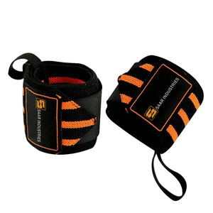 Wraps de soutien de poignet personnalisés de haute qualité pour les sports professionnels haltérophilie durable-respirant antidérapant pour l'usine de fermeture - Product Image 1