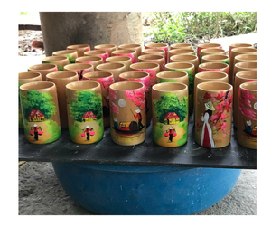 Tasses en bambou du Vietnam en gros, Tasses biodégradables écologiques faites à la main parfaites pour l'exportation dans le monde entier - Product Image 3