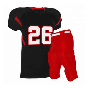 Uniformes de football américain personnalisables, respirants et à séchage rapide, fabriqués en tissu 100% polyester, design de maillot sublimé vierge pour équipe - Product Image 6