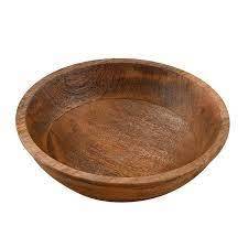 Hot Selling Kitchen Supplies Round Serving <b>Salad</b> <b>Bowl</b> Set <b>And</b> <b>Salad</b> <b>Servers</b> Set Natural Wood Dishware - Product Image 5