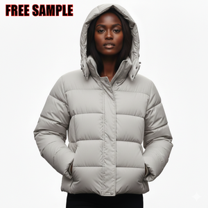 Chaqueta Acolchada de Invierno para Mujer, Chaqueta Acolchada Ultracálida, Ligera, para Hombre y Mujer, Abrigo de Invierno Cortavientos - Product Image 1