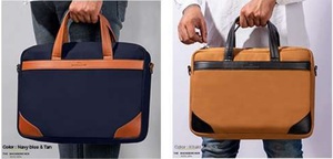 Bolsas para ordenador portátil de cuero genuino unisex ecológicas de la mejor calidad, asas reforzadas para un transporte cómodo, precio de fábrica disponible - Product Image 4
