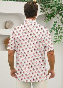 Polo en tissu tricoté respirant pour homme de grande taille Polo de style vintage à manches courtes pour homme - Product Image 4